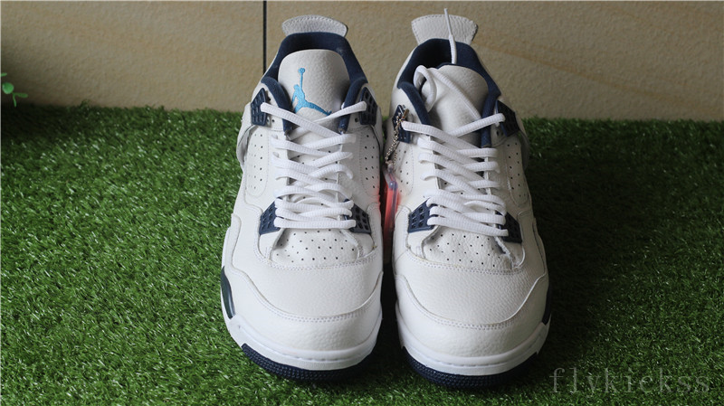 Authentic Air Jordan 4 Retro Columbia